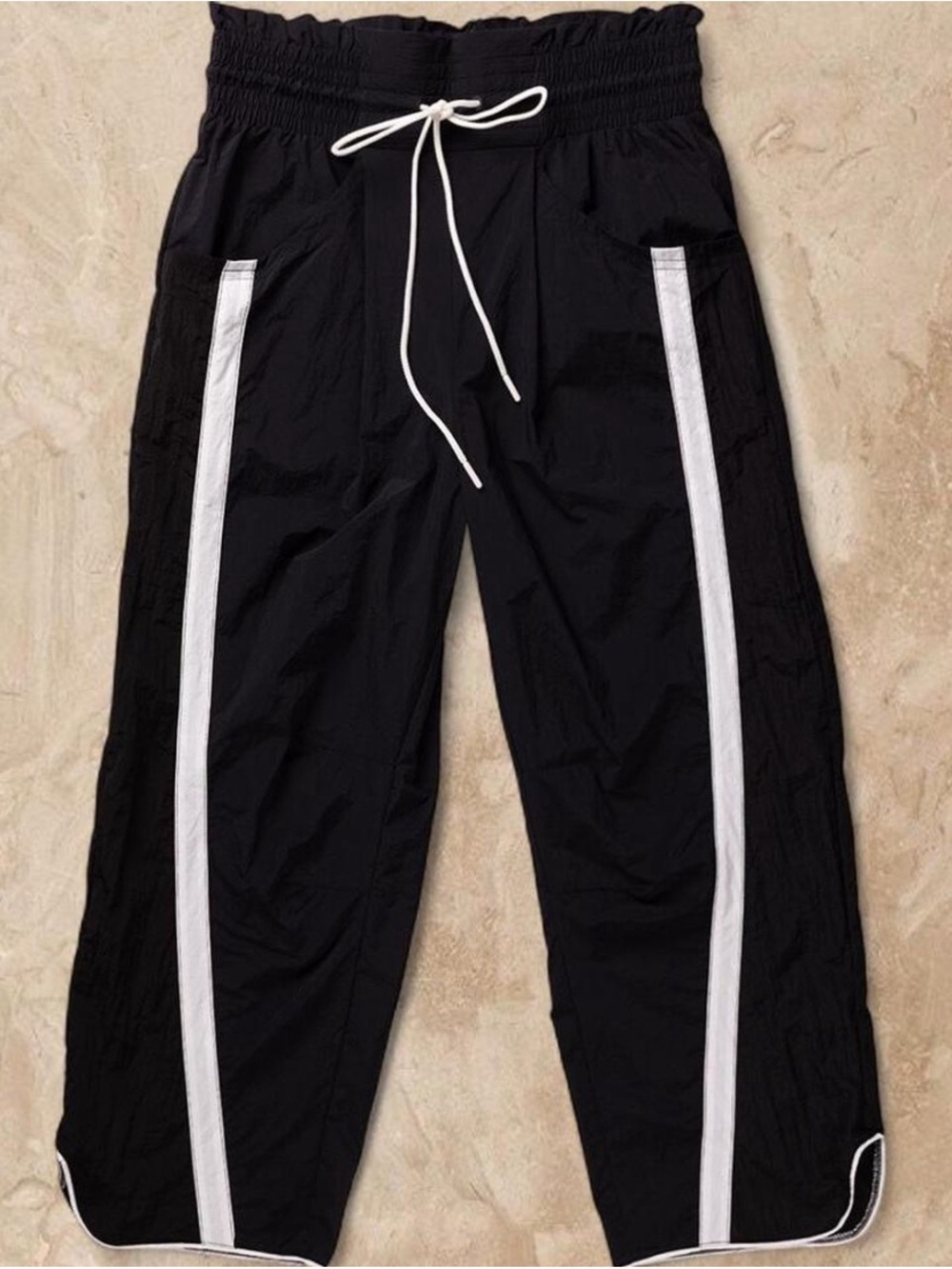 NWT Free People Movement Black Champ Is Here Track Pants Size Large - Picture 2 of 7